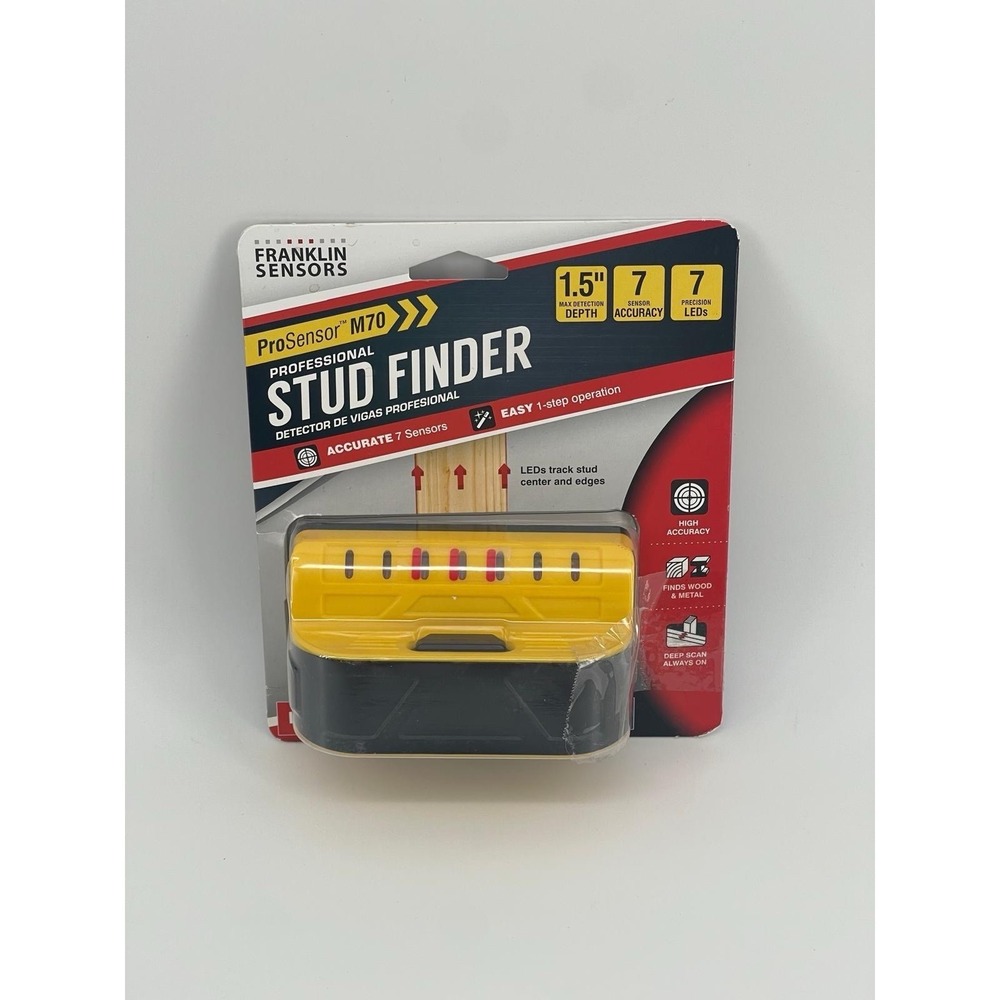 Franklin Sensors ProSensor M70‎ Professional Stud Finder 1.5" Deep Scan NIP